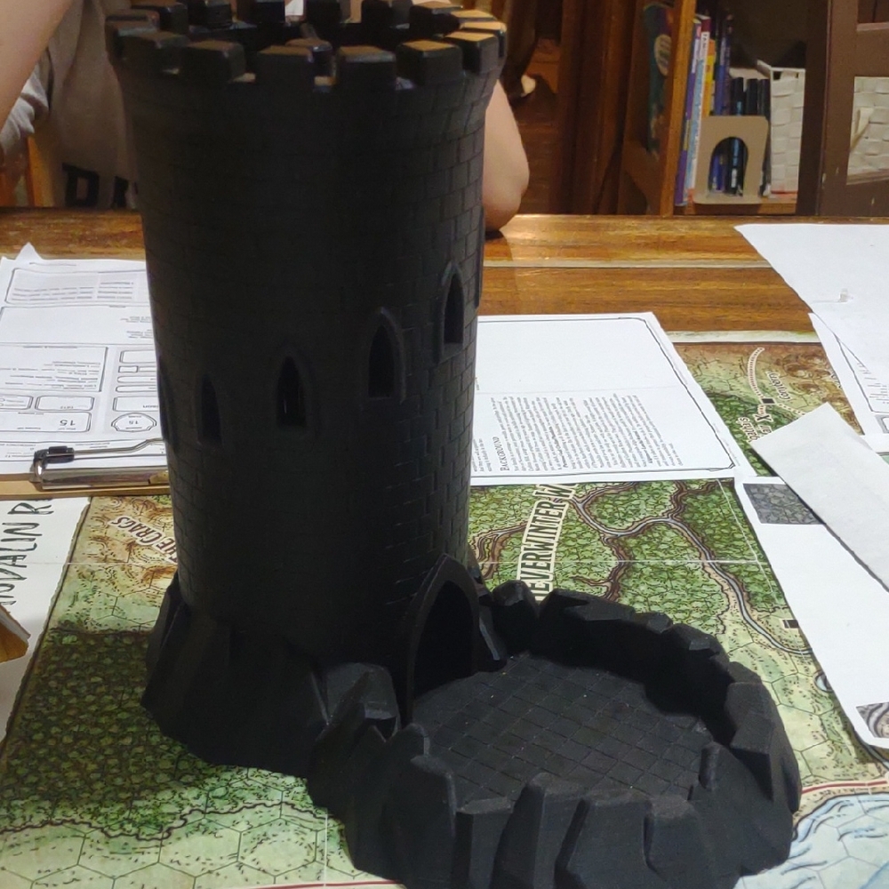 Black Castle Dice Tower DND